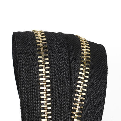 # 5 Original Open-End Metal Zipper In Black Auto-Lock