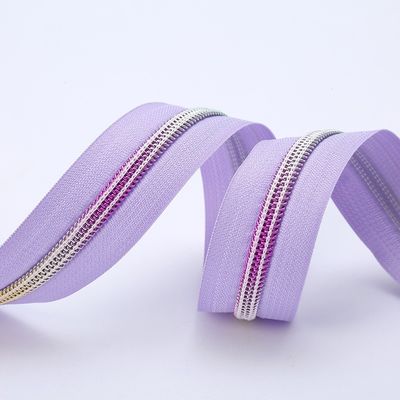 # 5 Zipper di nylon denti arcobaleno per abbigliamento abbigliamento formale suburbano