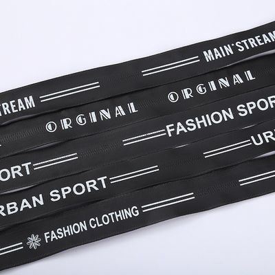 Chiusura automatica Zipper in nylon con stampa sportiva per abbigliamento scarpe borse impermeabile