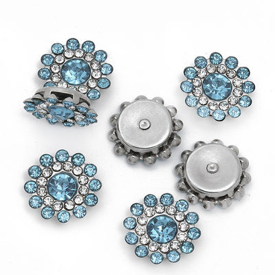 Accessoio Cina all'ingrosso Strass Perla Diamante Cristallo Buttone Metallico Per Abbigliamento Capelli Centro Arco