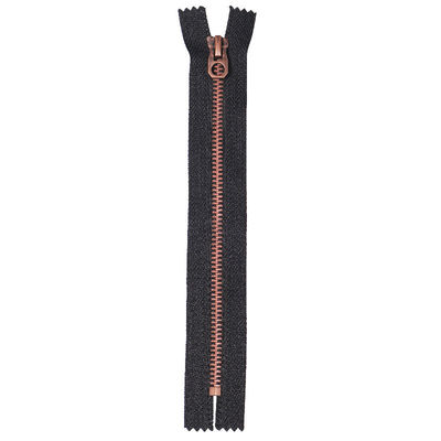 5# chiusa fine zip metallo anti rame per abbigliamento donna uomo giacca zip metallo zip personalizzato