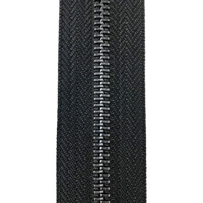 Ingrosso 5# Open End Multi-Color Custom Color Metal Zip Gun Black Teeth Gold Metal Jacket Zipper