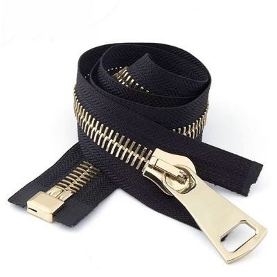 3#5#8#10#15#Ferritura in metallo di stile europeo denti fini denti svizzeri luccicanti cerniera in oro argento nero nichel tiratore auto bloccante cerniera in metallo