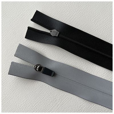TPU/PU Chiusura impermeabile, Chiusure impermeabili con striscia riflettente su due lati per esterni, giacca, abbigliamento