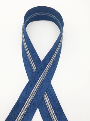 5# Zipper in nylon oro coloratissimo denti elettroplating oro e argento cipolla zipper zipper in nylon in vendita